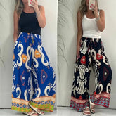 Comfortable Wide-Leg and Printed Pants for Fashionable Summer Style - Himpall